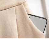 Women's Plus Size High Waist Pants – Autumn Winter