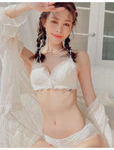 Women Vintage Lift Bra Set