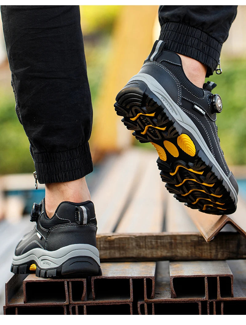 Men Smash Resistant Work Sneakers