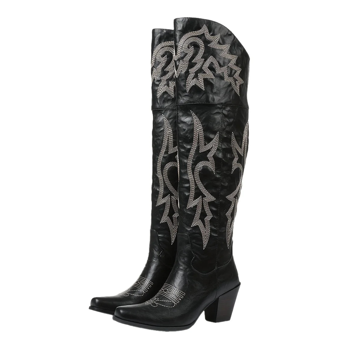 Over Knee Cowboy Boots