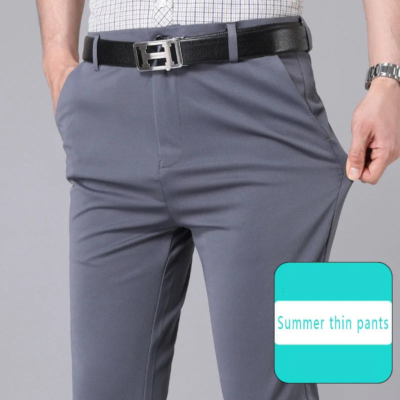 Men Black Smart Trousers