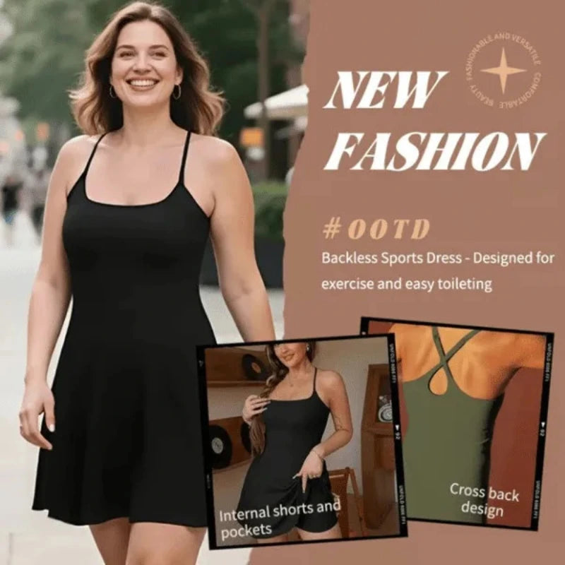 Women Sleeveless Sports Dress