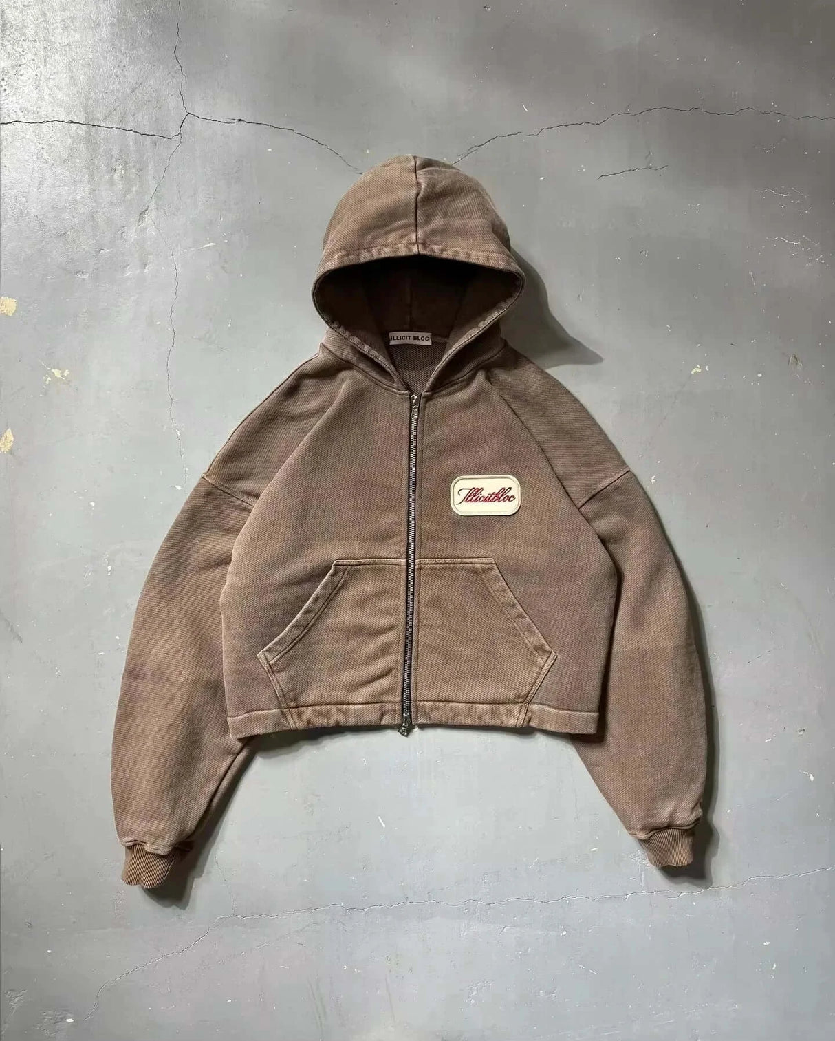Women Embroidery Patch Hoodie Loose Y2K Streetwear
