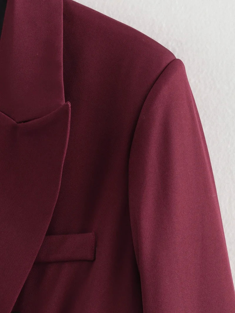 Formico™ – Straight Oversized Office Blazer (Elegant, Tailored Vintage)