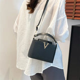 V Shape Bucket Bag