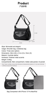 Structured Leather Crossbody Bag