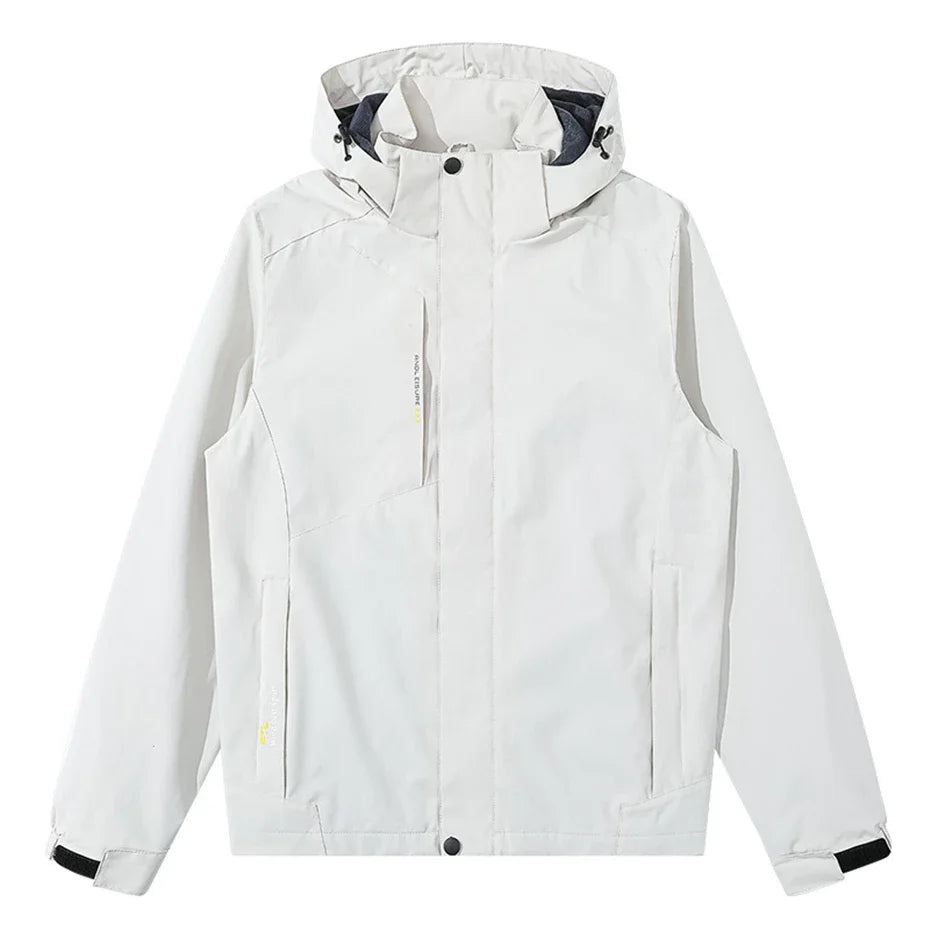 Men's Plus Size Waterproof Windbreaker