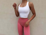 Women Seamless Push Up Sports Bra