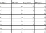 Size chart for LaceMood™ Casual Lace Shirt showing bust, length, and sleeve measurements for various sizes.
