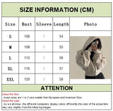Women's Y2K Cropped Zip Hoodie