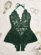 Plus Size Lace Bodysuit