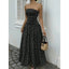Women's Polka Dot Maxi Dress