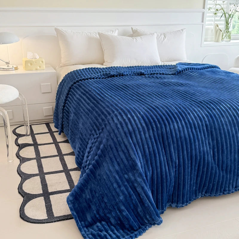 Blue Striped Blanket