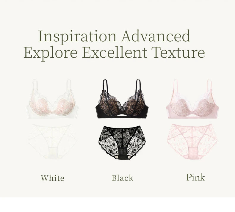 Women Summer Lace Bra Set