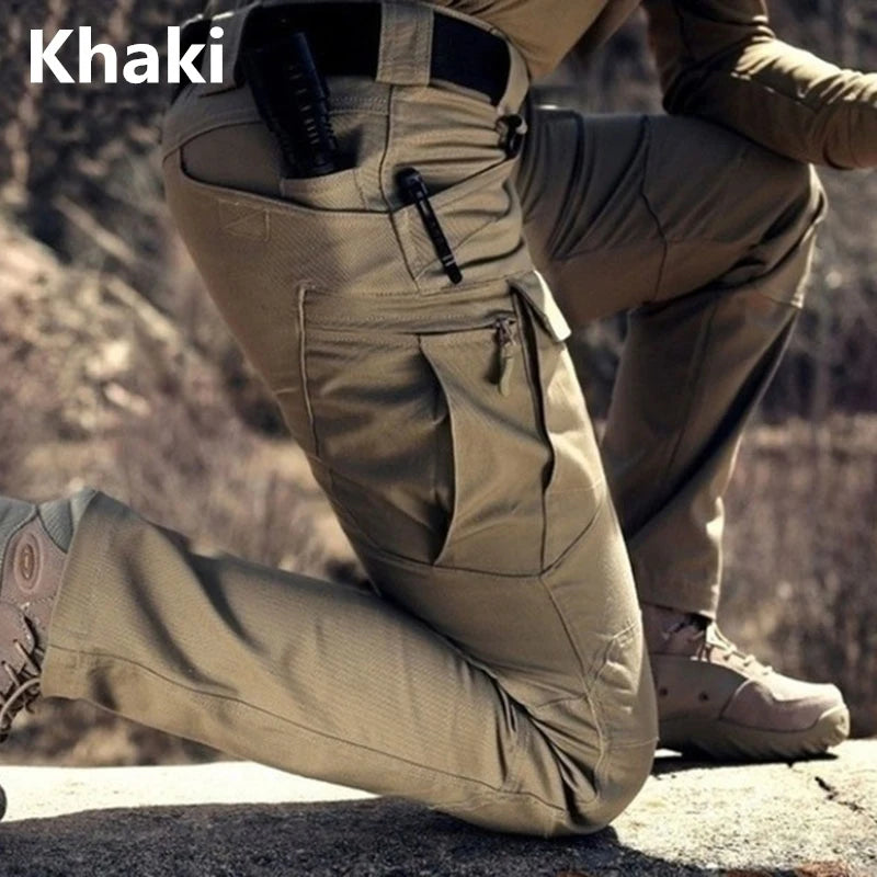 Plus Size Men's Cargo Trousers – 6XL Waterproof Outdoor