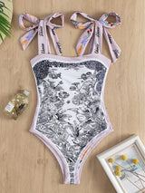 Vintage Bandage Swimsuit