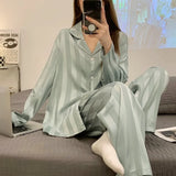 Women's Satin Pajama Set
