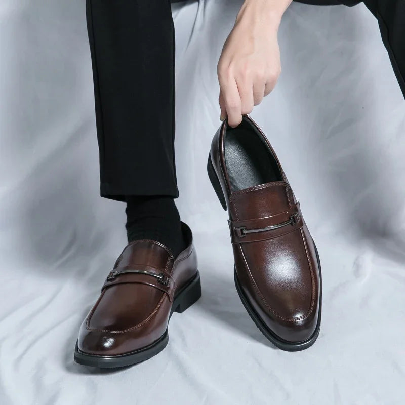 Men’s 2025 Soft Sole Leather Loafers