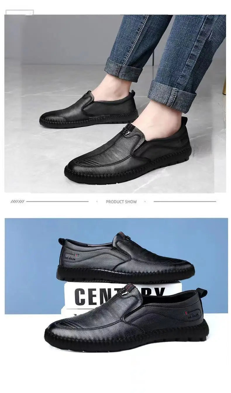 Men PU Leather Office Loafers
