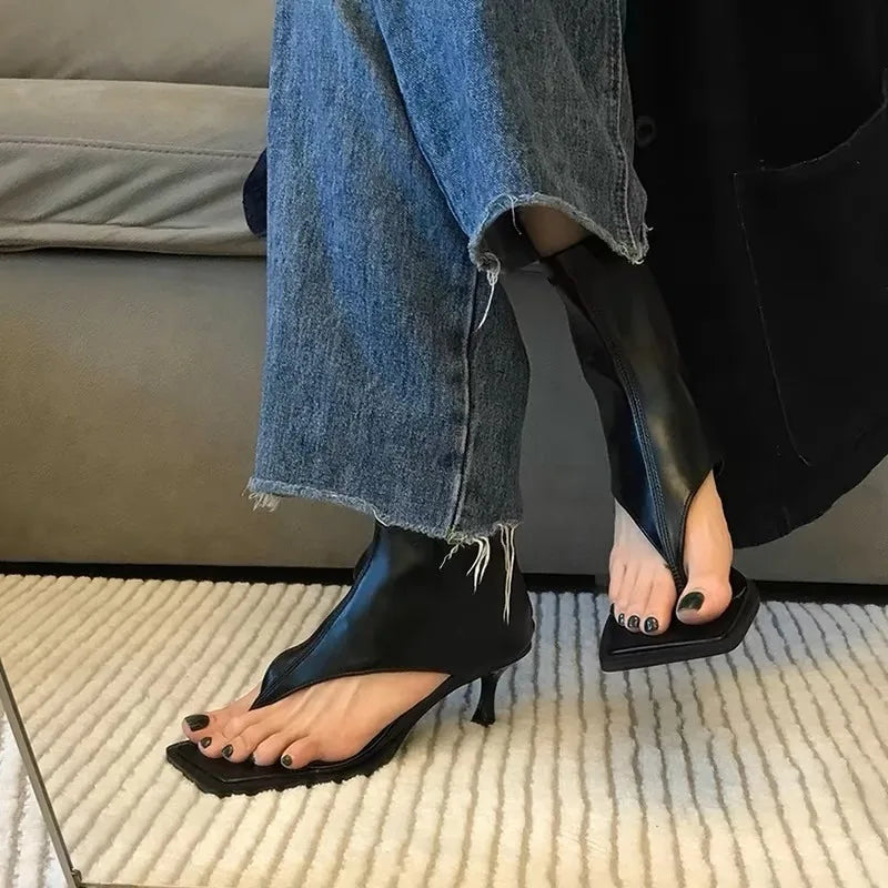 Women’s Herringbone Toe High Heel Sandals