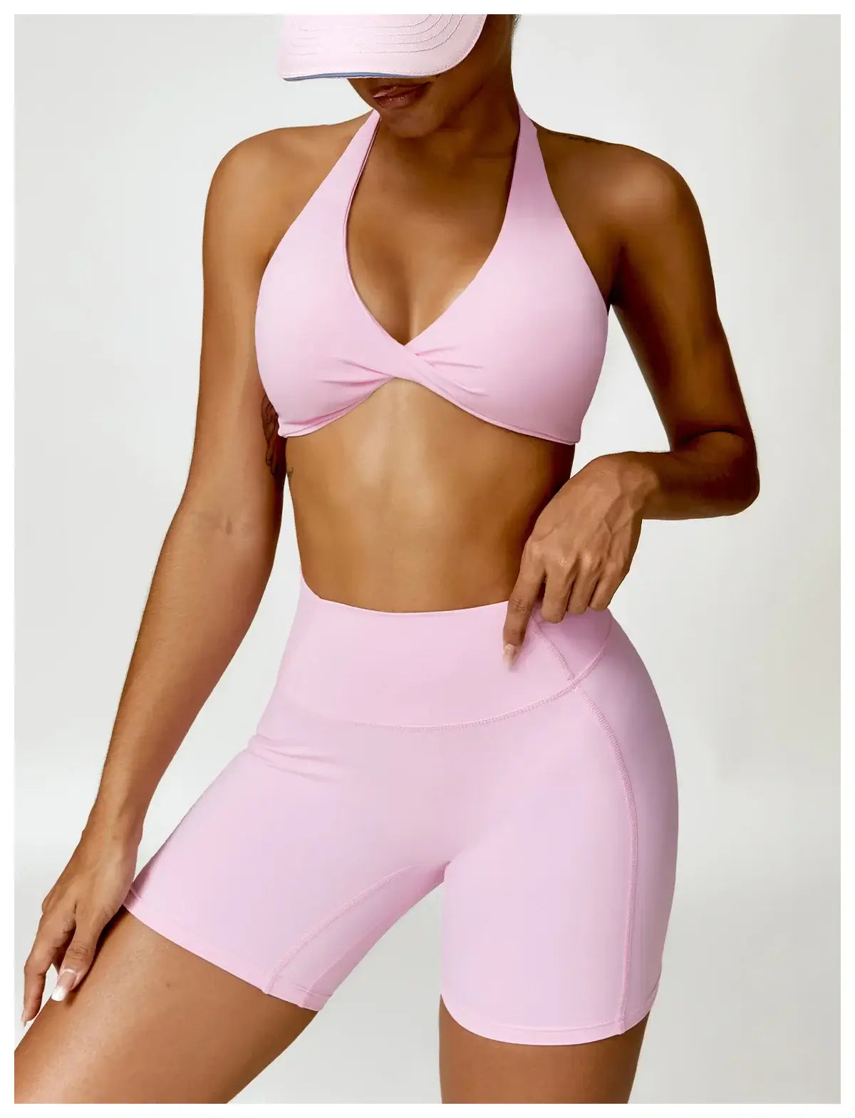 Women High Waist Yoga Fitness Shorts