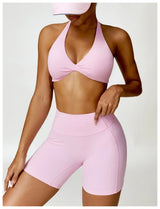 Women High Waist Yoga Fitness Shorts