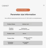 Multi-Layer Floor Standing Kitchen Shelf
