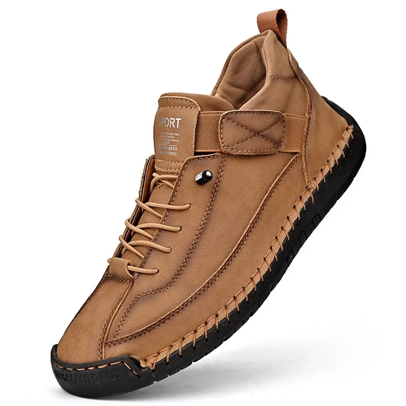 Men’s Comfortable Lace-Up Loafers – Casual Outdoor 2025