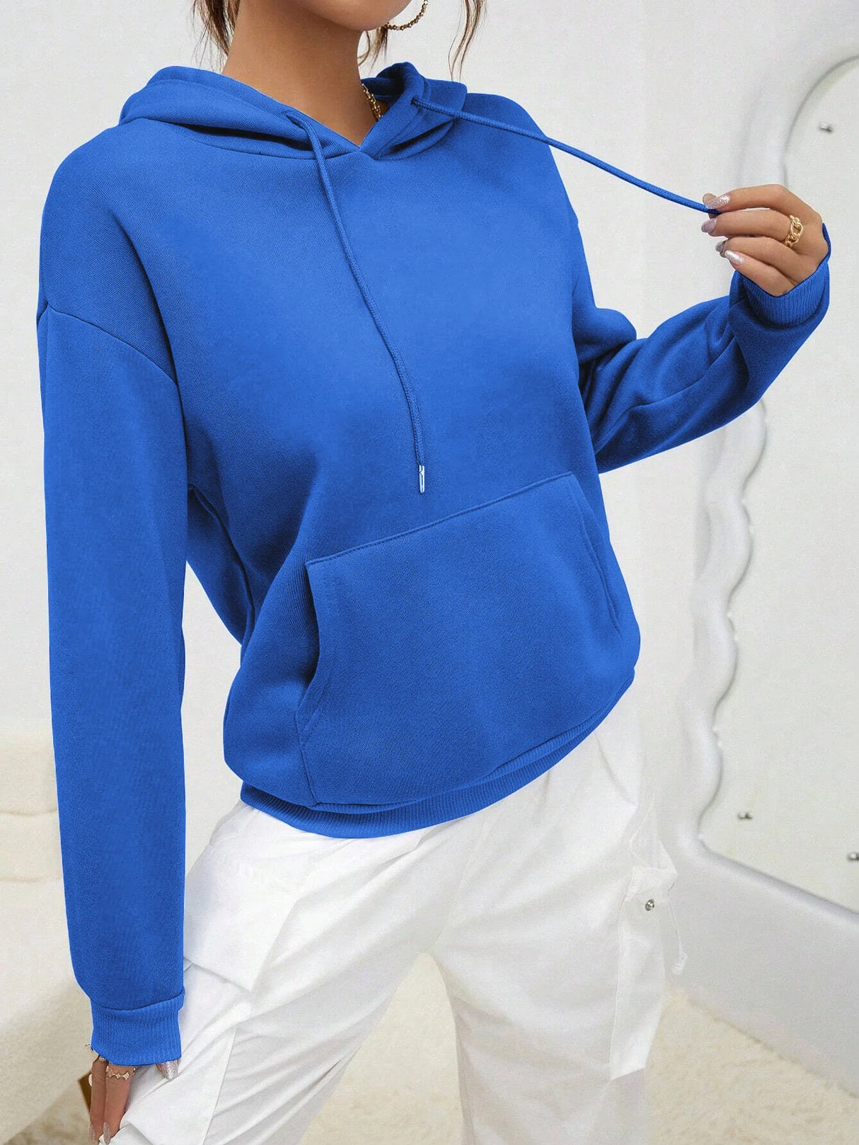 Solid Pocket Hoodie