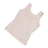SlimCotz™ padded cotton spaghetti camisole, light beige, breathable summer slim fit vest for women.