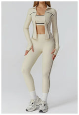 Women Slim Fit Long Sleeve Running Jacket