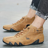 Men Casual Waterproof Hiking Boots