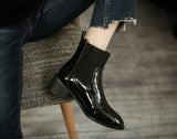 Women Pointed Toe High Heel Work Booties – Short Ankle Shoes