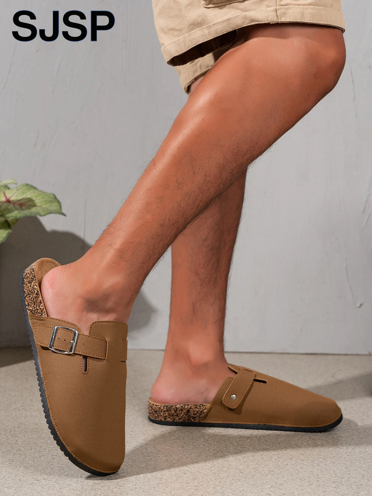 Men’s Solid Color Mules