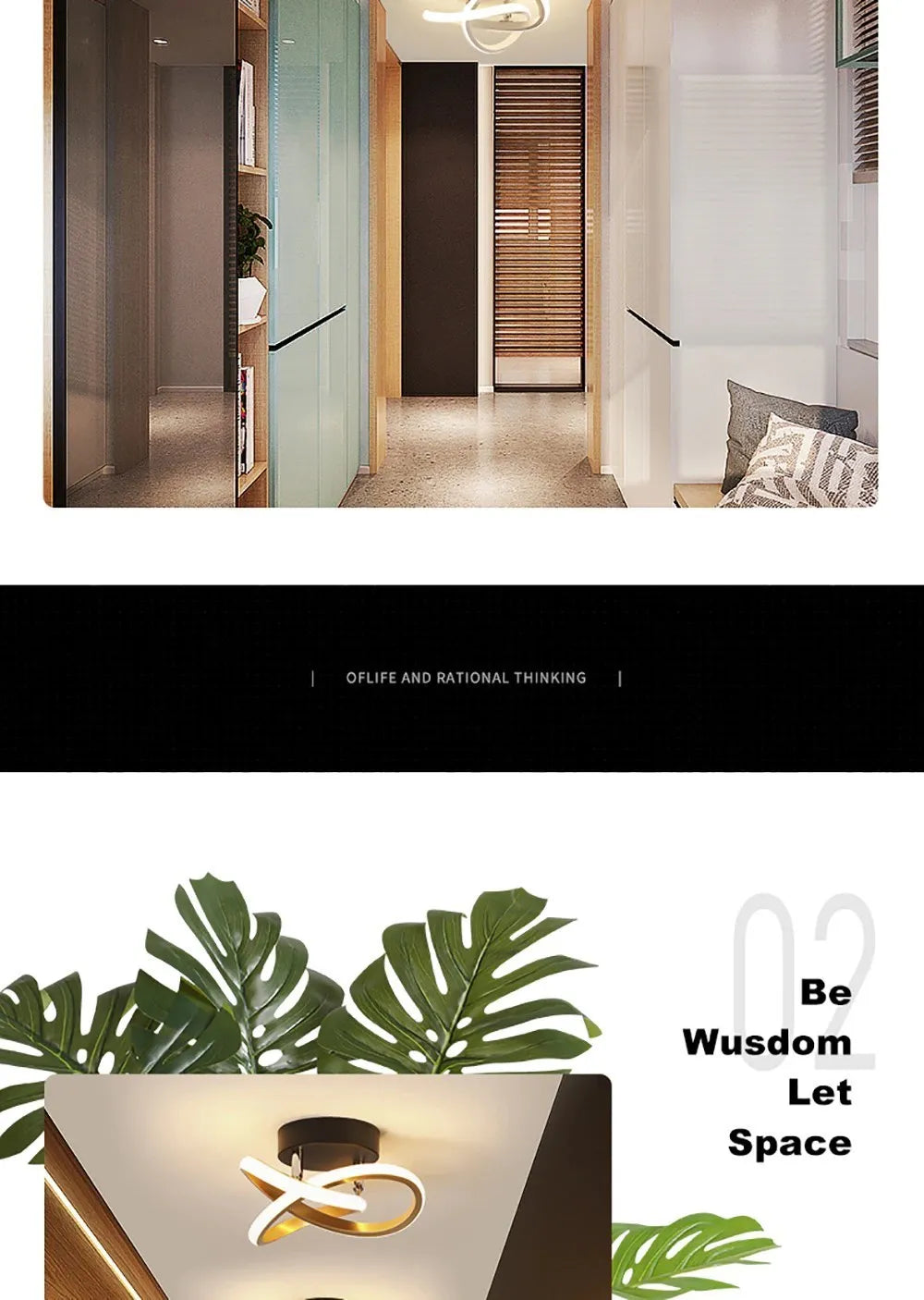 LED Strip Ceiling Aisle Light