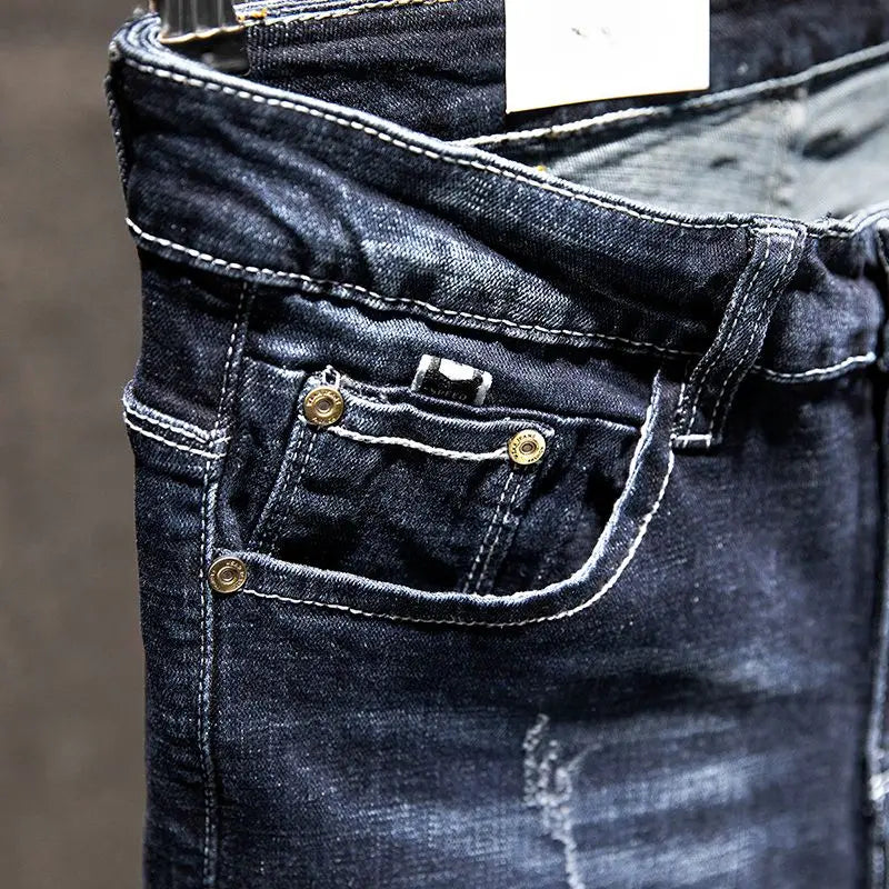 Apex Ripped Straight Jeans