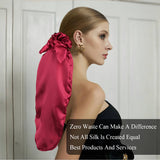 Satin Sleep Cap with Bow