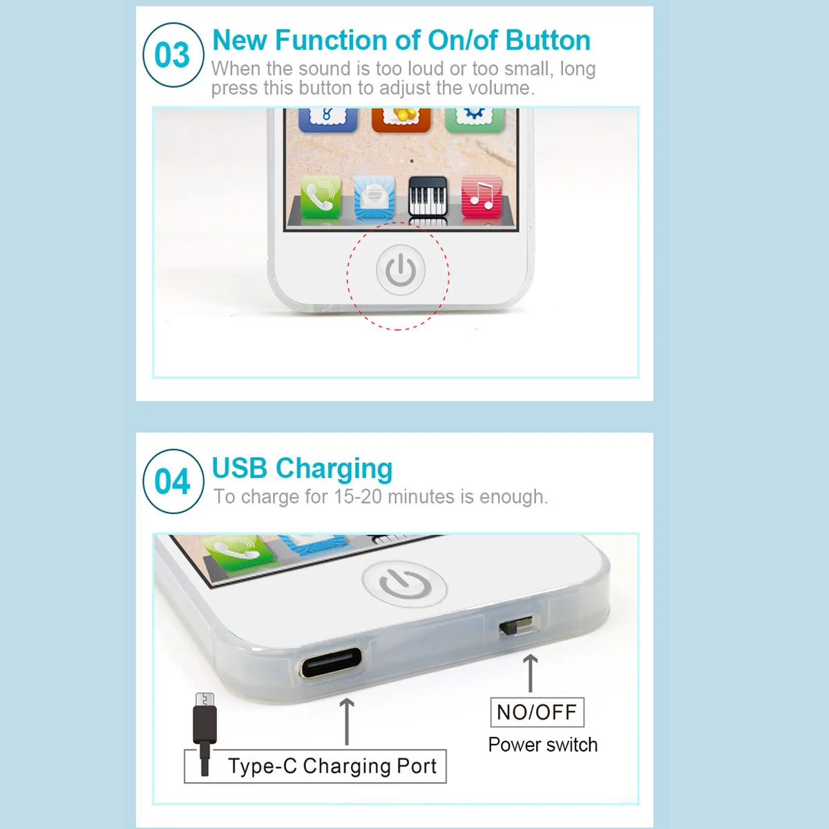 Kids Interactive Learning Play Phone