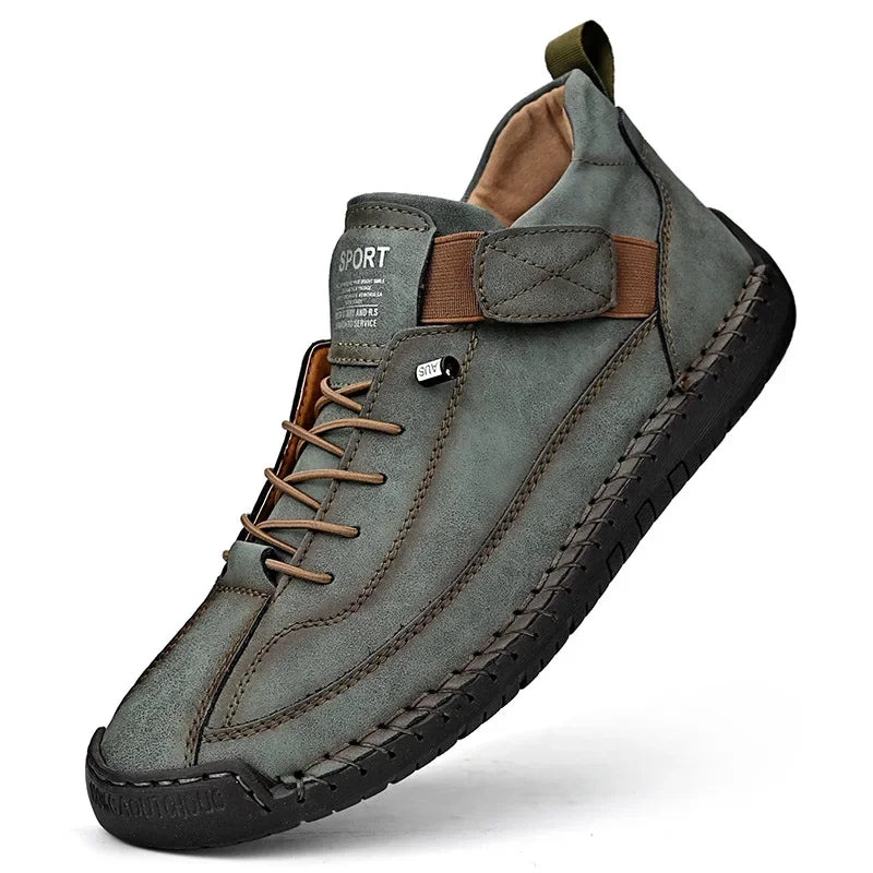 Men’s Comfortable Lace-Up Loafers – Casual Outdoor 2025