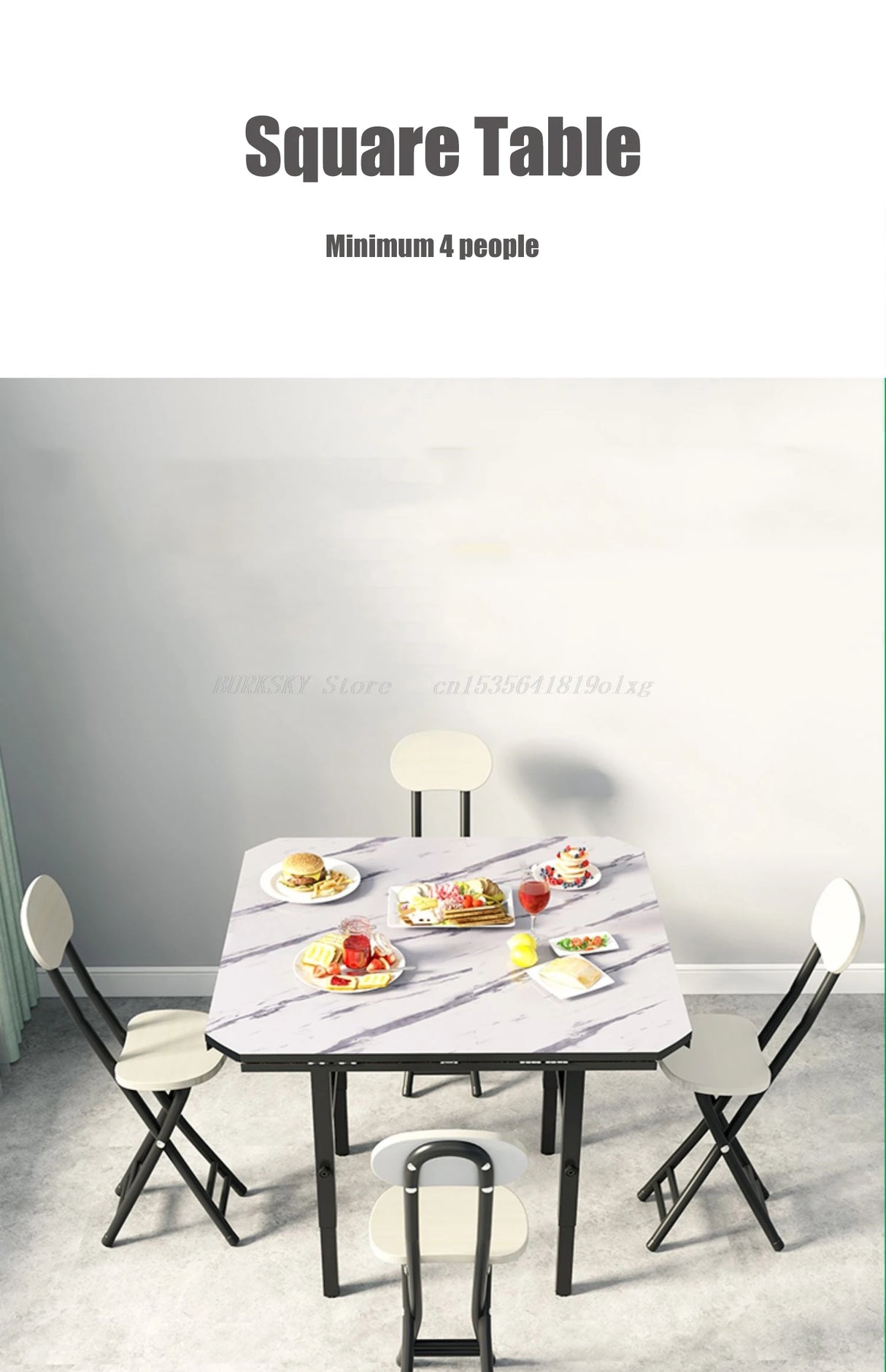 Liftable Folding Dining Table