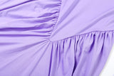 Women's Backless Ruched Maxi Dress