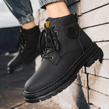 Men’s Outdoor Anti-Slip Leather Boots