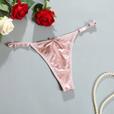 Women Adjustable Satin G-Strings