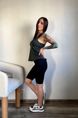 Women Sleeveless Racerback Yoga Tank Top