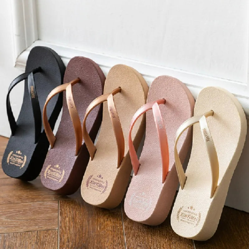 Women Soft Beach Flip Flops