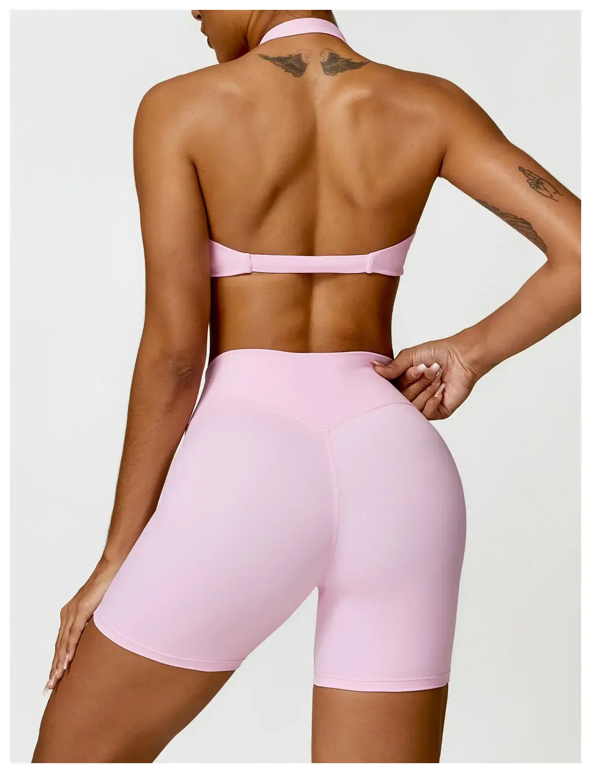 Women High Waist Yoga Fitness Shorts