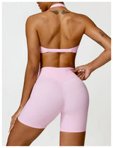 Women High Waist Yoga Fitness Shorts
