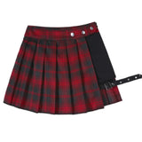 Women Gothic Patchwork Mini Skirt