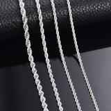 Sterling Silver Rope Chain