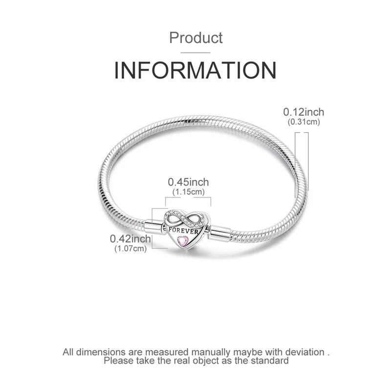 Sterling Silver Heart Bracelet